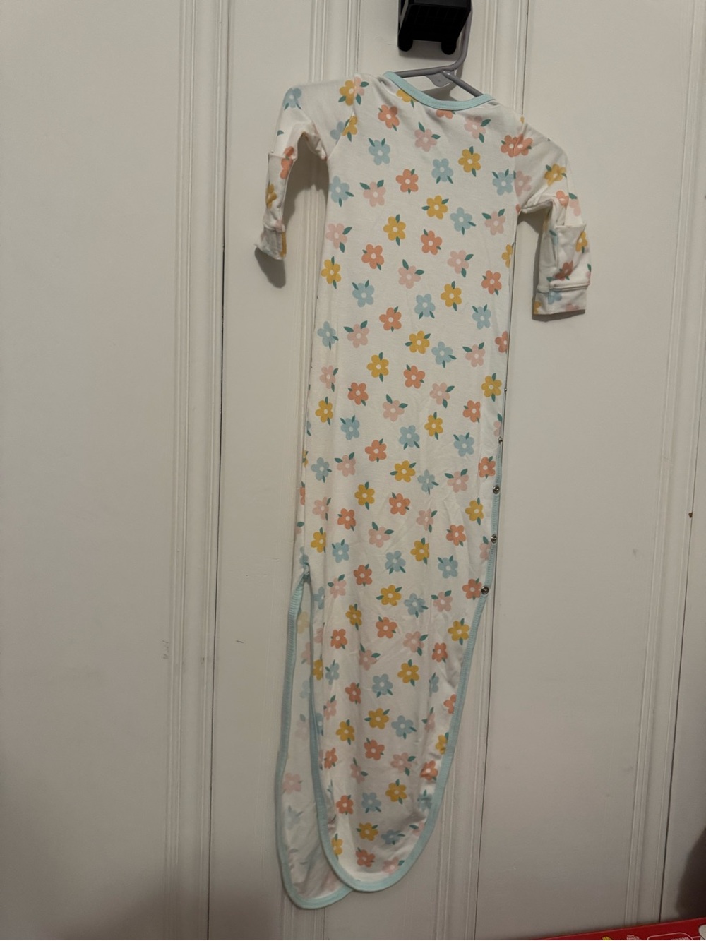 Copper Pearl Newborn Knotted Gown - Daisy - Picture 3 of 9